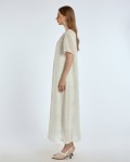 SIXDO G-White Organza Loose Dress for Women